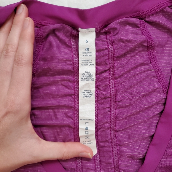 Like New Lululemon Push Yourself Run/Do it Now Tee - Picture 6 of 7